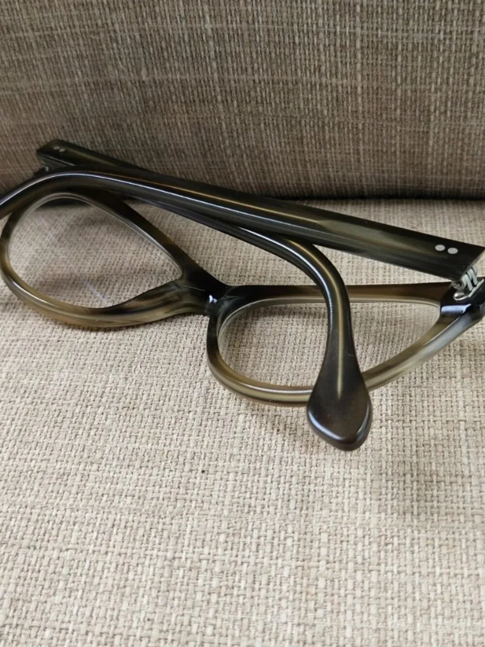 Vintage SEE Eyeglasses Frame Brown 9236 Cat Eye Eyewear Glasses Made in Italy